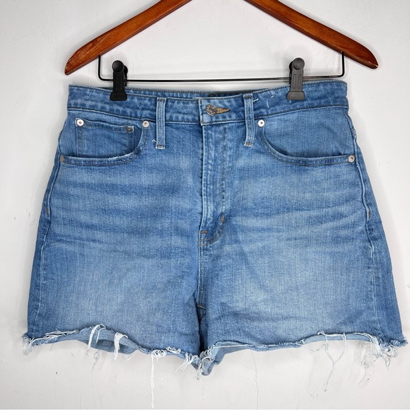 Madewell Pants - Madewell The Curvy Perfect Vintage Jean Shorts Light Wash 27